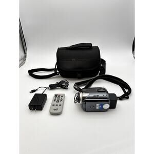 JVC Everio GZ-MG37U 30GB Hard Disk Drive Camcorder With Charger TESTED Works.